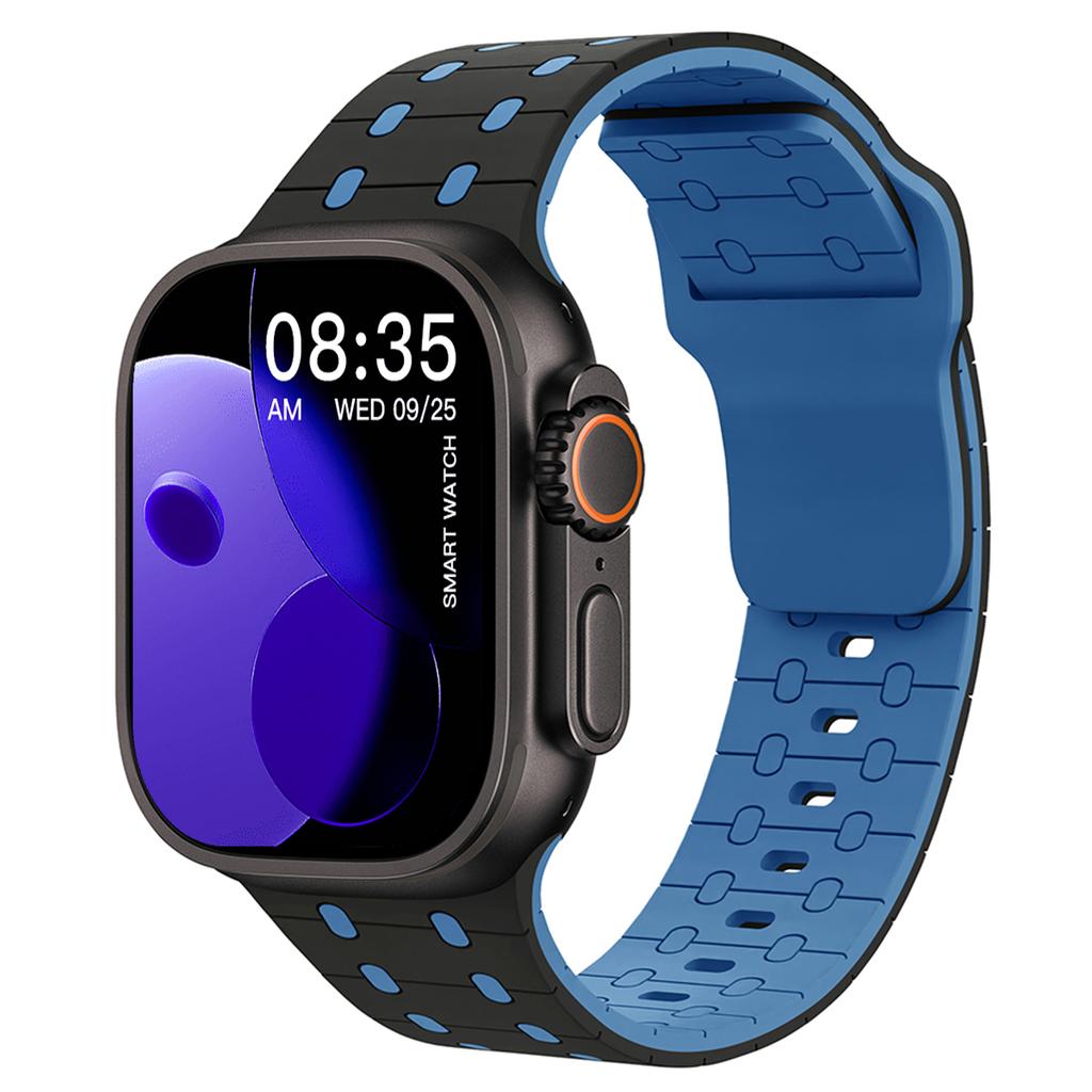 Силиконовый ремешок Для Apple watch Ремешок 45мм 41мм 44мм 49мм 40мм 38 42мм 46мм браслет correa iwatch Серия 10 9 8 7 6 5 3 SE Ultra