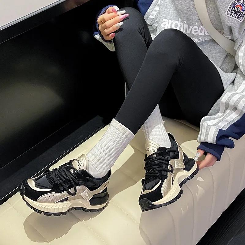 Высокая платформа дизайнерские кроссовки женские удобные дышащие спортивные кроссовки оригинальные женские красные кроссовки Zapatillas De Hombre