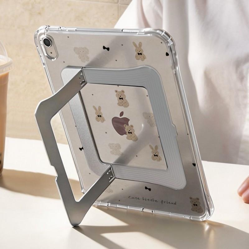 Cartoon Bear Elephant Case IPad 10th 11th 12th Air 4 5 6 7 8 Pro 11 13 Mini With Stand Sleep Wake Support