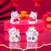 Micro Landscape Creative Cute Good Luck Fat Fortune Cat DIY Decoration Accessories Car Desktop Mini Ornaments Office Desktop