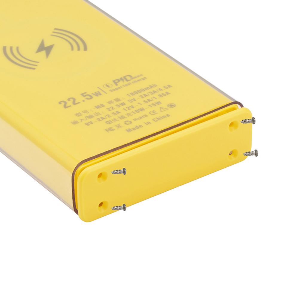 Корпуса для 8x18650 аккумуляторов Power Bank Корпуса из ПВХ Зарядное устройство Корпуса Power bank Защитные Коробки из ПВХ для DIY