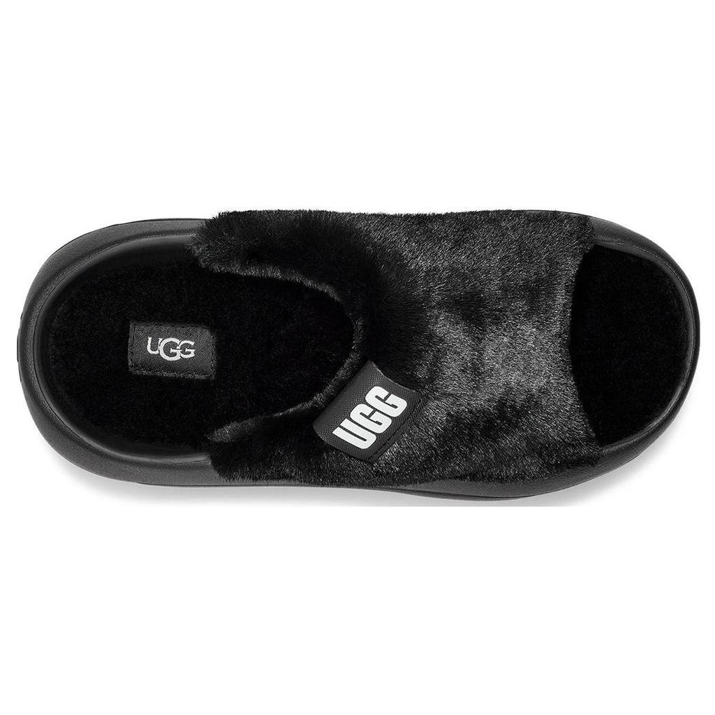 UGG Шлепанцы FoamO UGGplush Черные Женские 1143849-BLK