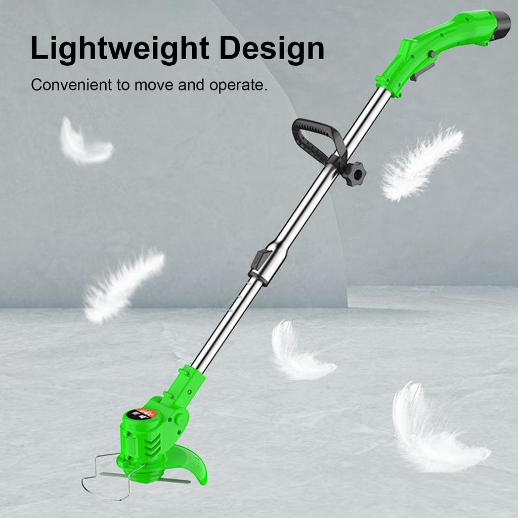 24V Electric Grass Trimmer Rechargeable Handheld Lawn Cutter Home Use Cordless Portable Grass
