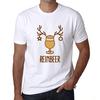Ultrabasic Graphique Homme Reinbeer T-Shirt Cadeau Imprime Tee-shirt