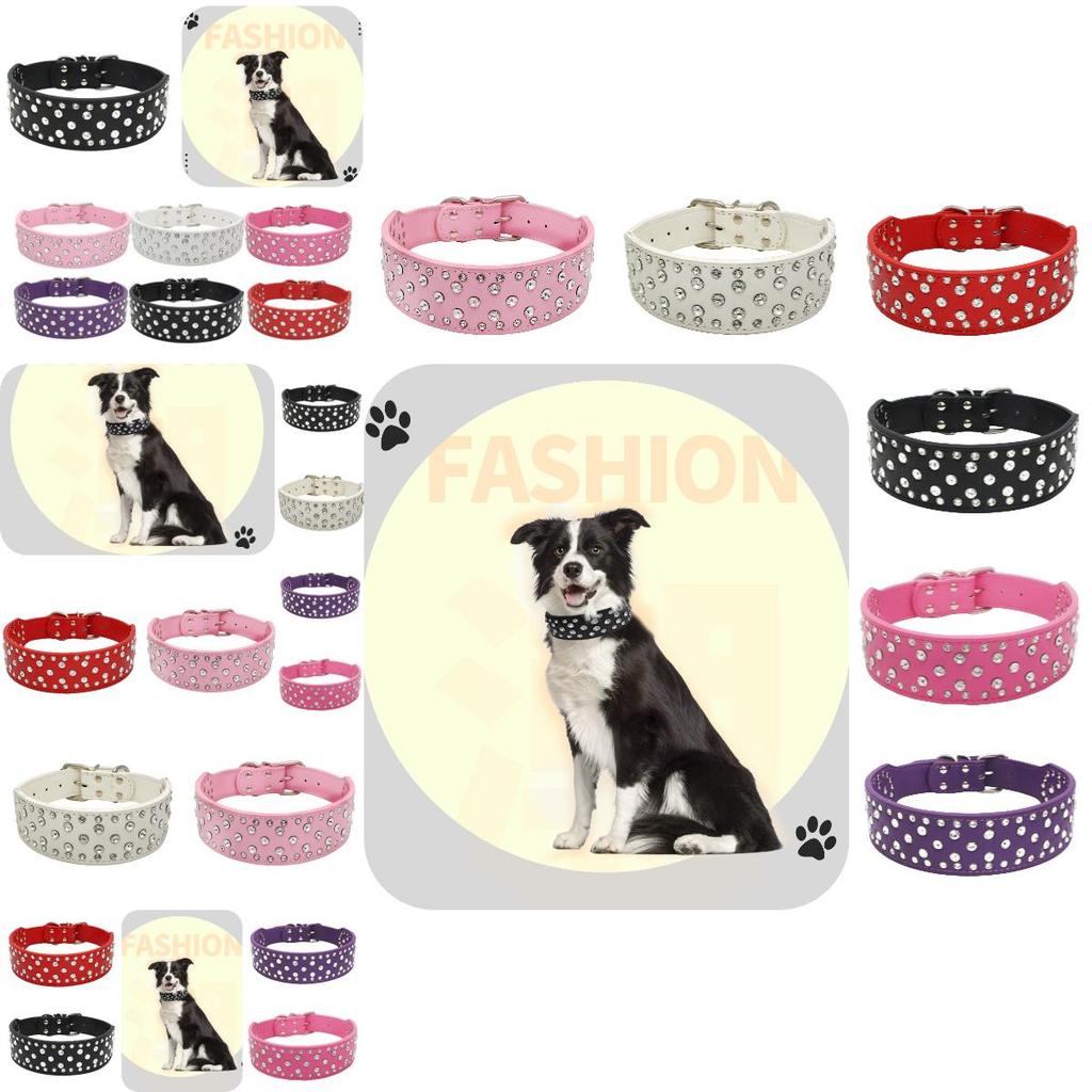 Расширяющаяся цепочка-ошейник для питомца с великолепным дизайном из страз, доступны различные цвета