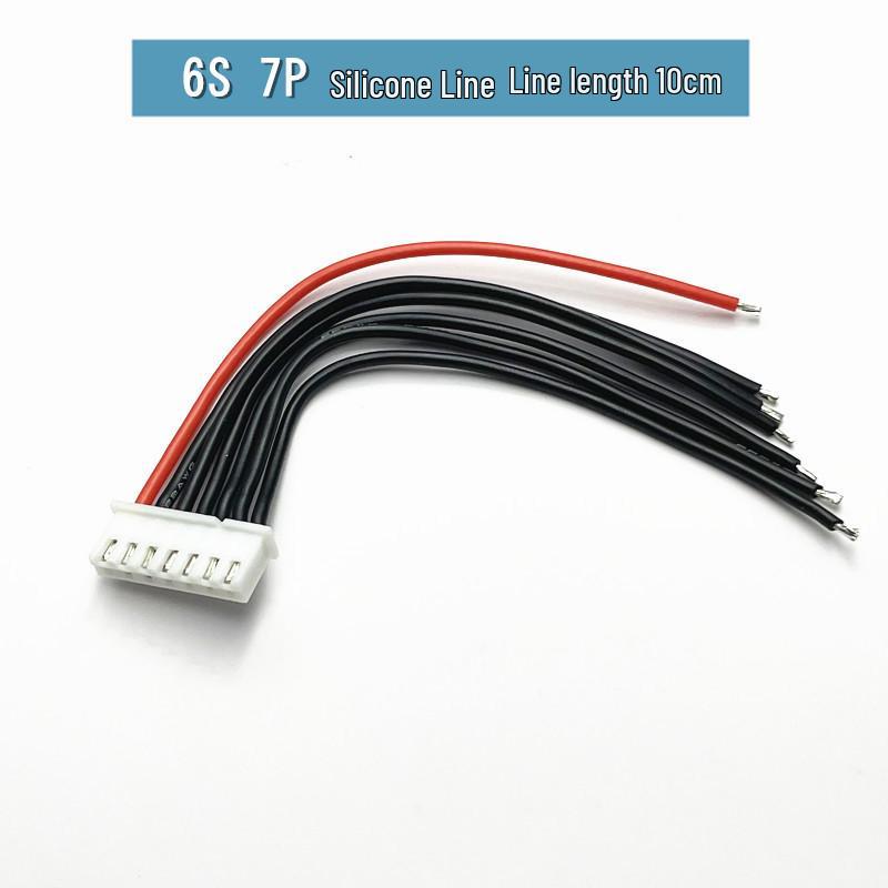 RC Model Battery Charging Wire XH2.54mm 1S-6S, 5P Lithium Plug Silicone