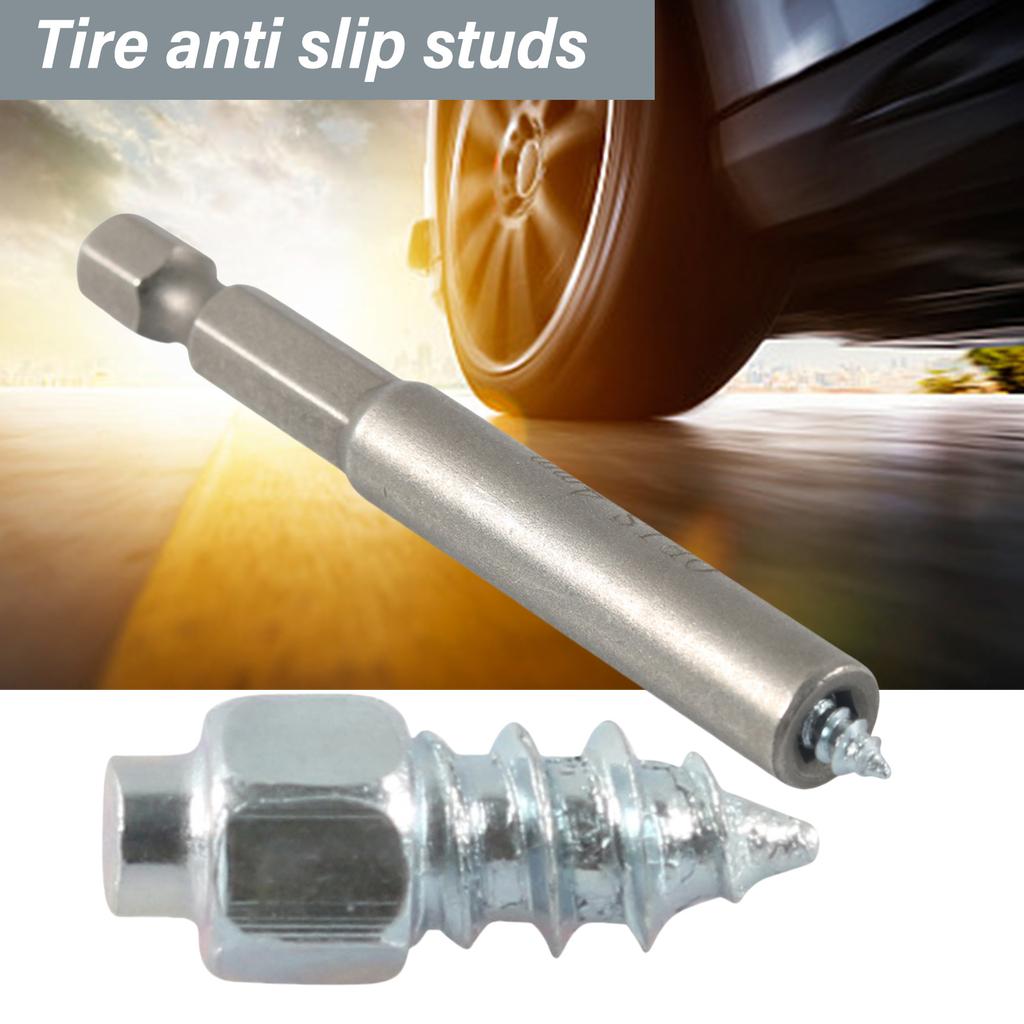 Tire Spikes Tire Studs Carbide Spikes for Truck Tires Snow Studs for Tires Snowmobile Stud with Installation Tool