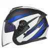 GXT Electric Motorcycle Helmet: Four-Season Sun Protection, Double Lens, Lightweight, Stylish, Half-Helmet for Summer.