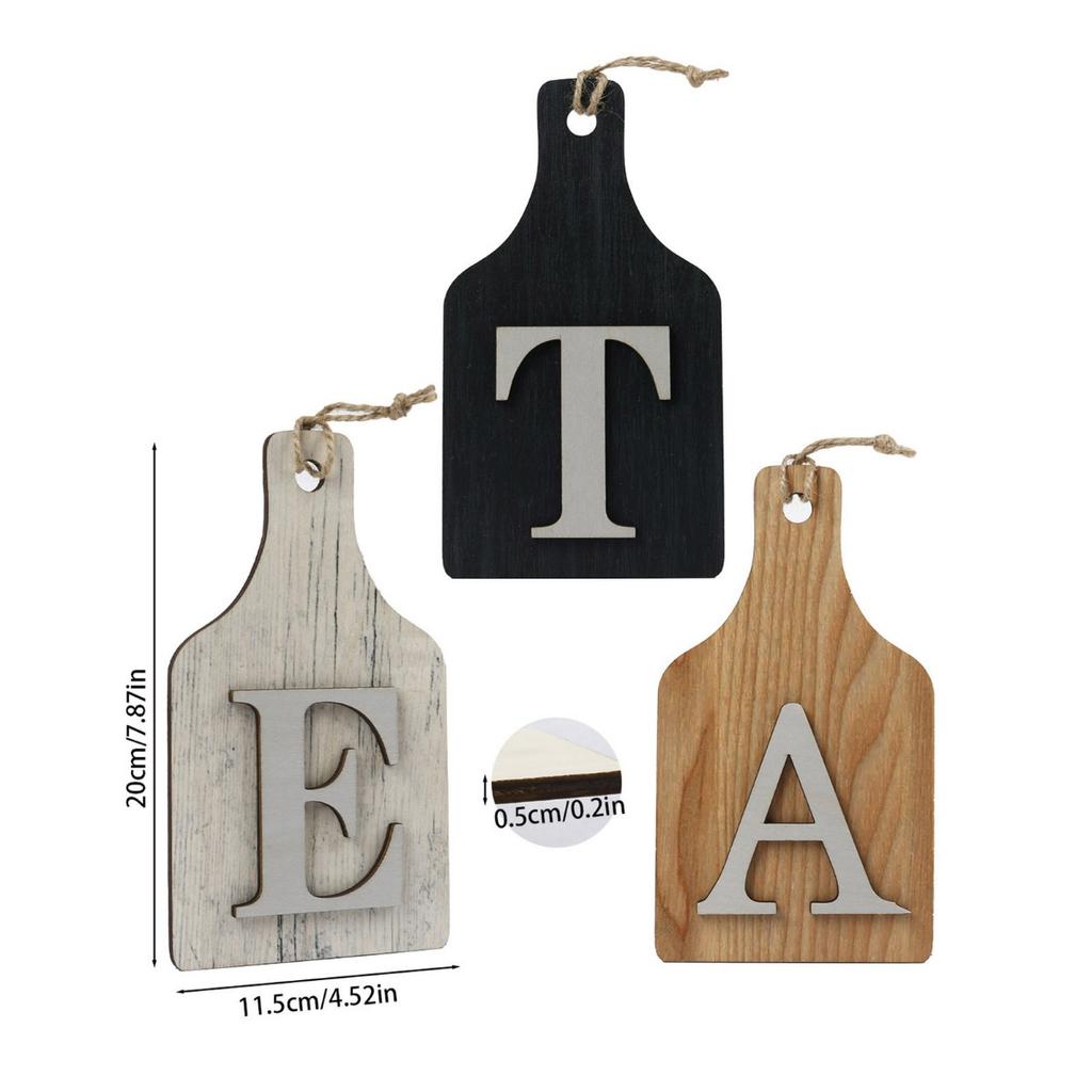 Hanging Eat Sign for Kitchen Wall Decor - Kitchen Wall Art Decor Farmhouse Decorations for Wall, Rustic Eat Signs for Dining Room, Multicolor