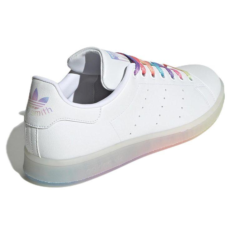 adidas Originals Stan Smith Повседневные Нескользящие Прочные Низкие Кроссовки Унисекс Белые GW9680