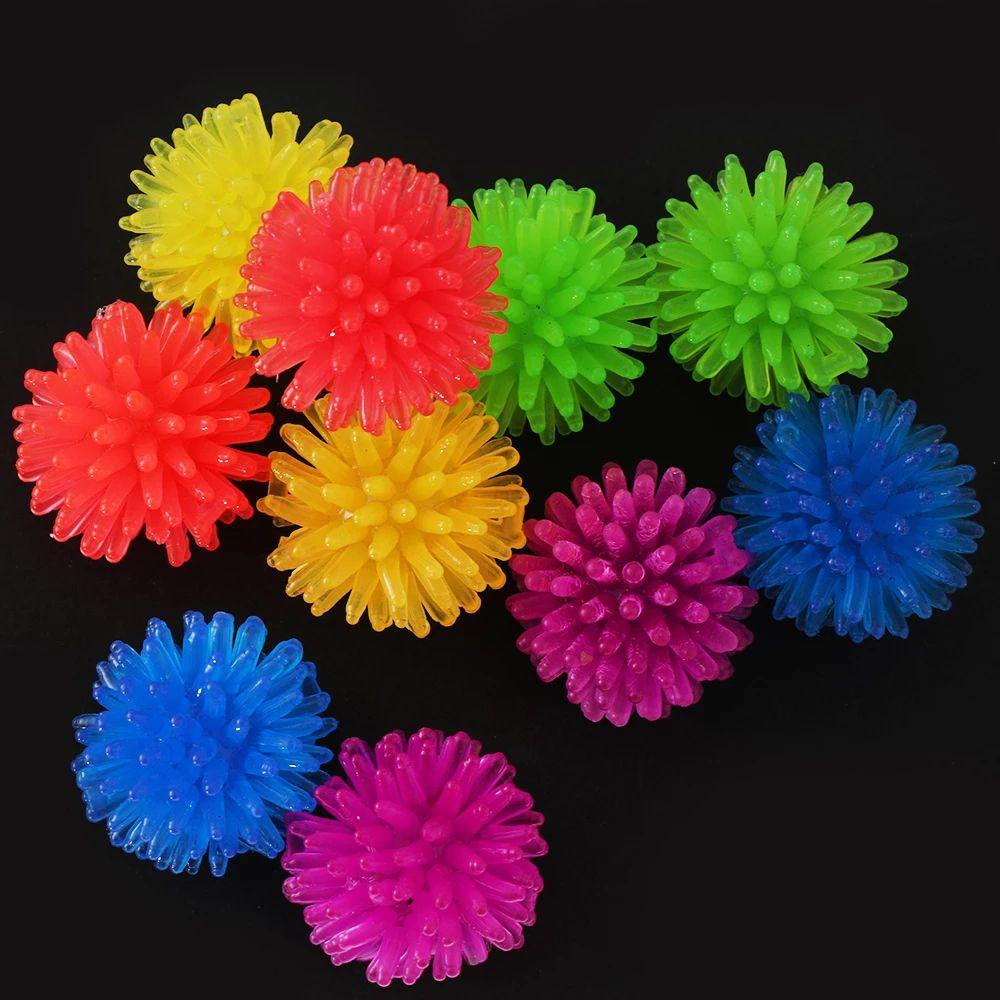 Toys TPR Ball Fidget Toy Cat Chew Toy Stretch Plush Ball Thorn Ball Pet Cat Toys Arbutus Ball