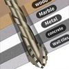 Professional Four Flute Sawtooth Eccentric Twist Drill Bit for Fast Drilling Hole On Tile Marble and Concrete Surfaces