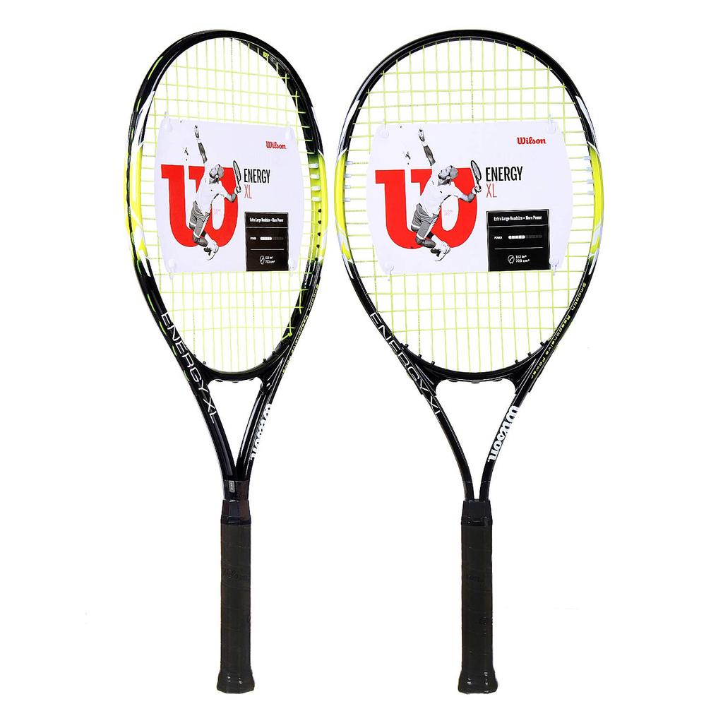 Wilson Rigid Tennis Racket For Beginners ENERGY XL Grip Size 2 YELLOW WRT311600 Wilson [Gut Tensioned]