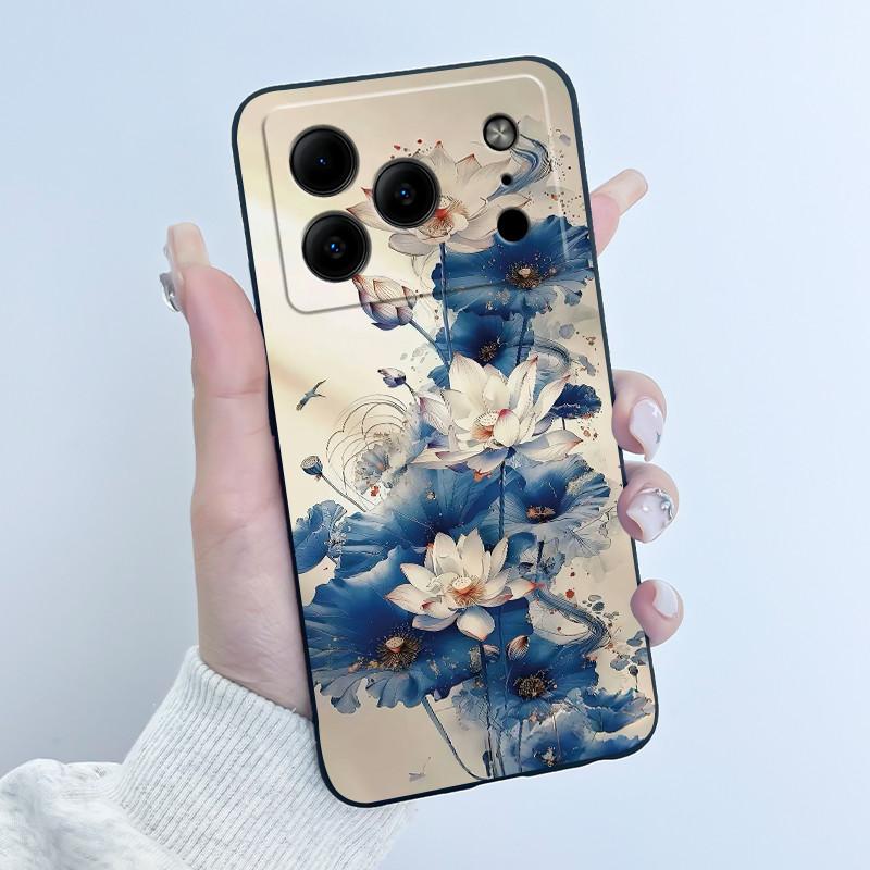 Для Doogee Note56 Чехол Для Doogee Note 56 Чехол для телефона Эстетичный Роскошный Милый Крутой Мальчик Девочка Черный Матовый Мягкий силикон Задняя крышка