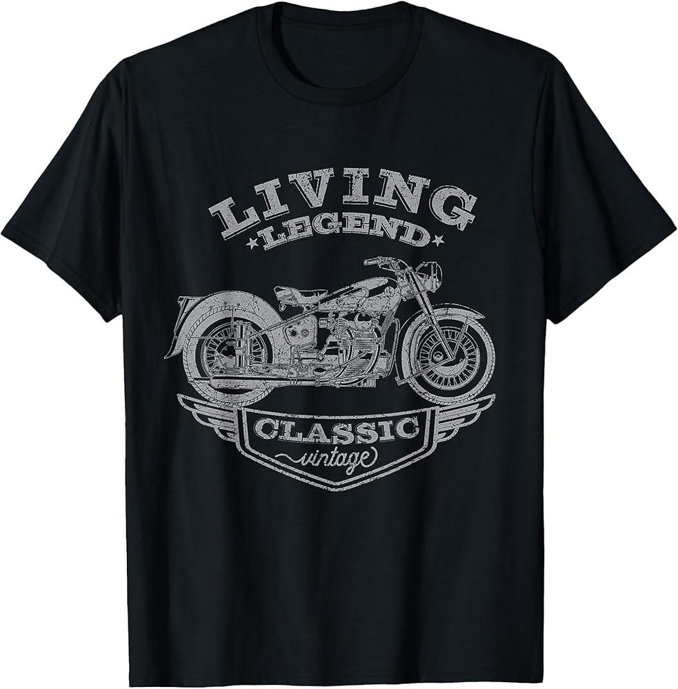 I'm not old i'm classic, Funny Motorcycle, Living Legend T-Shirt