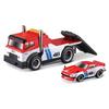 Maisto Масштаб 1/64 Muscle Machines Muscle Transporter Литая модель автомобиля (JDM Flatbed/1972 Datsun 240z BRE - Красный/Белый 11553)