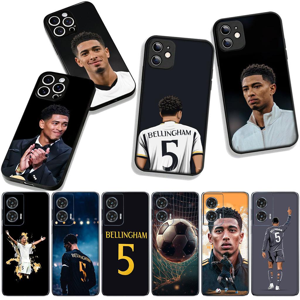 King No 5 Football B-Bellinghams No5 for Samsung Galaxy A36 A17 A26 A07 A35 A54 A53 A13 A33 A34 S8 S9 S20 S21 FE S10 Plus Case