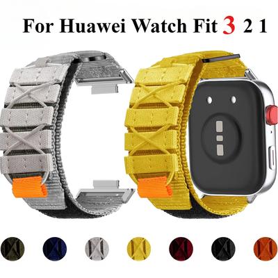 Тактический альпийский спортивный ремешок для Huawei Watch Fit 3, ремешок для часов, браслет для Huawei Watch Fit2 Fit1, нейлоновые спортивные сменные аксессуары