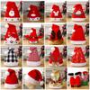 Christmas Decorations Christmas Hat Santa Claus Lamp Non-woven Hat Christmas Gift