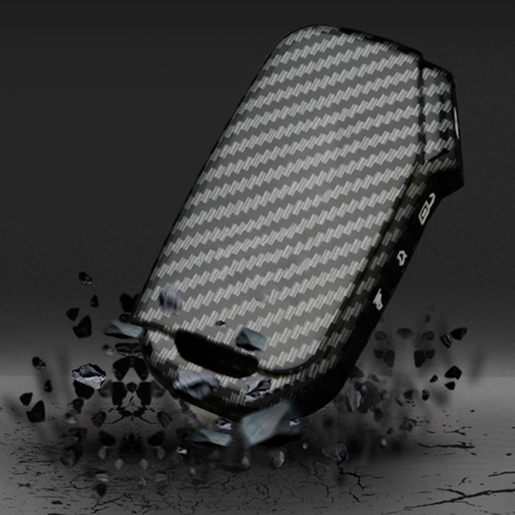 Carbon Car Smart Remote Key Case Cover For Kia Sportage K5 DL3 Niro Telluride Seltos Soul SK3 Ceed CD Sorento MQ4
