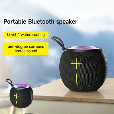 1800 мАч Яркий Свет Мини Bluetooth Динамик Портативный Объемный Уличный Динамик Сабвуфер
