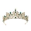 Retro Queen's Palace Alloy Headdress Crown Bridal Headdress High-end Temperament Luxury Wedding Main Yarn