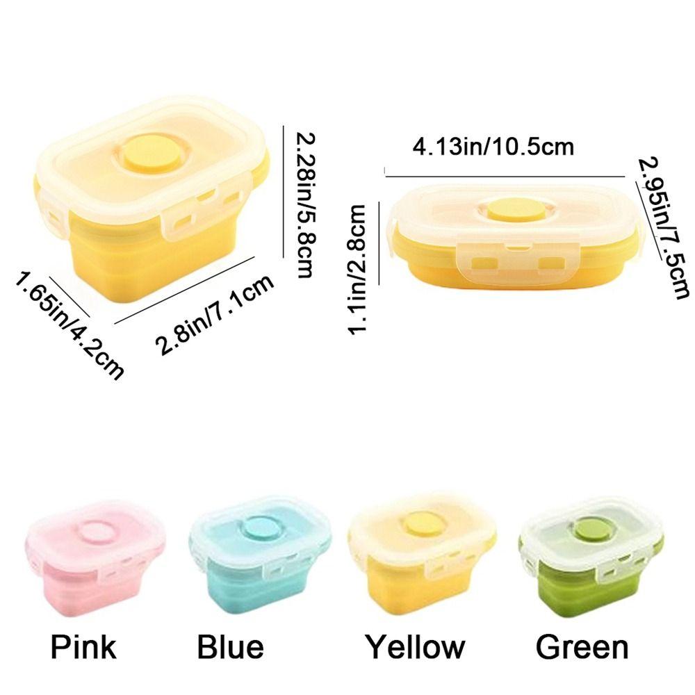 4 шт. 150 мл силиконовый контейнер для хранения еды герметичный детский контейнер для закусок для дома