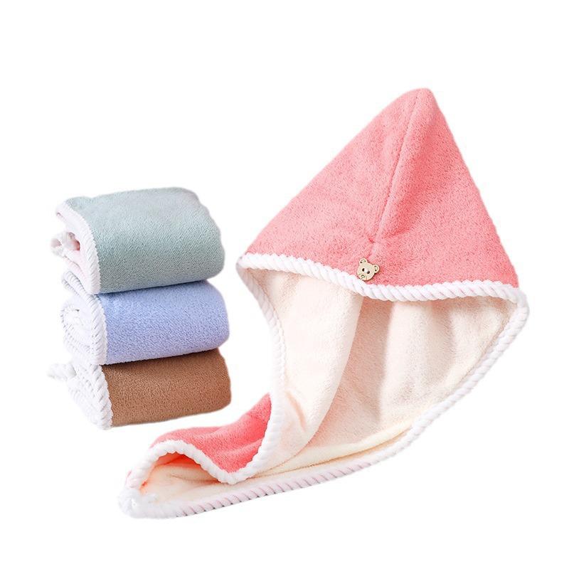 2024 Super Absorbent Quick-Drying Thick Hair Turban for Kids - Dry Hair Cap & Shampoo Towel