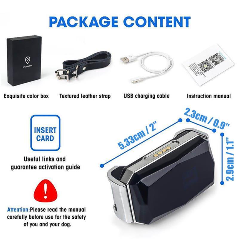 G12 GPS умный многофункциональный локатор домашних животных Универсальный водонепроницаемый GPS-ошейник для определения местоположения для кошек и собак