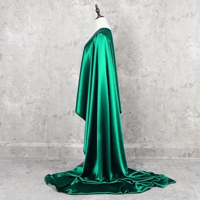 100x150 см уксуснокислотный атласный материал перламутровый шелк гладкий чонсам для платья ткань оптовая продажа ткани на метр своими руками для шитья