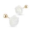 [Dorocy] 14K Cuing Cuing Mother-of-pearl Piercing (1 Piece)