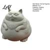 3D Printed Animal Statue Fat Cat Figurine Cute Lazy Desk Car Decor with Solid Base Desktop Decorations for Office Mini Calming Office Gift