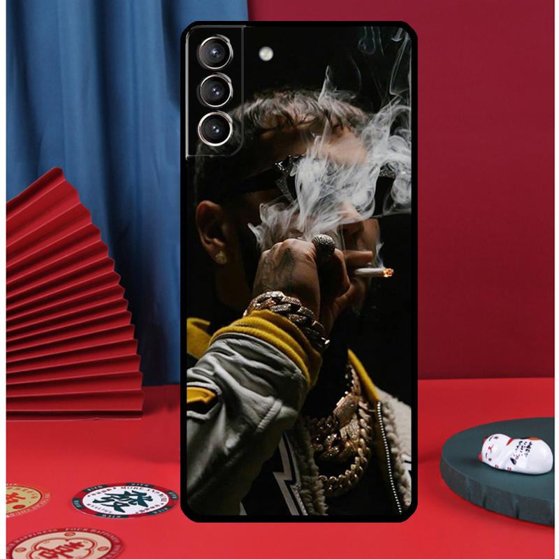 Anuel AA Real Hasta La Muerte Phone Case For Samsung Galaxy S25 Ultra S9 S10 S20 S21 S22 Plus S23 FE S24 Ultra Back Cover
