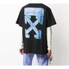OFF WHITE Футболка Оверсайз Синие Стрелки OMAA038E20JER0021045