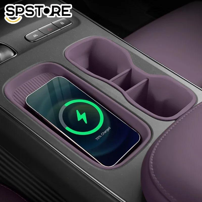 Wireless Charging Pad Center Control Water Cup Cover for NIO ET5 ET5TCar Conveniently Interior Decoration Car Accessories Tools