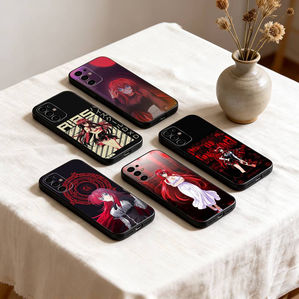 High School DxD R-Риас Гремори Чехол для телефона для Samsung S25,S24,S21,S22,S23,S30,Ultra,S20,Plus,Fe, Мягкий силиконовый Черный чехол