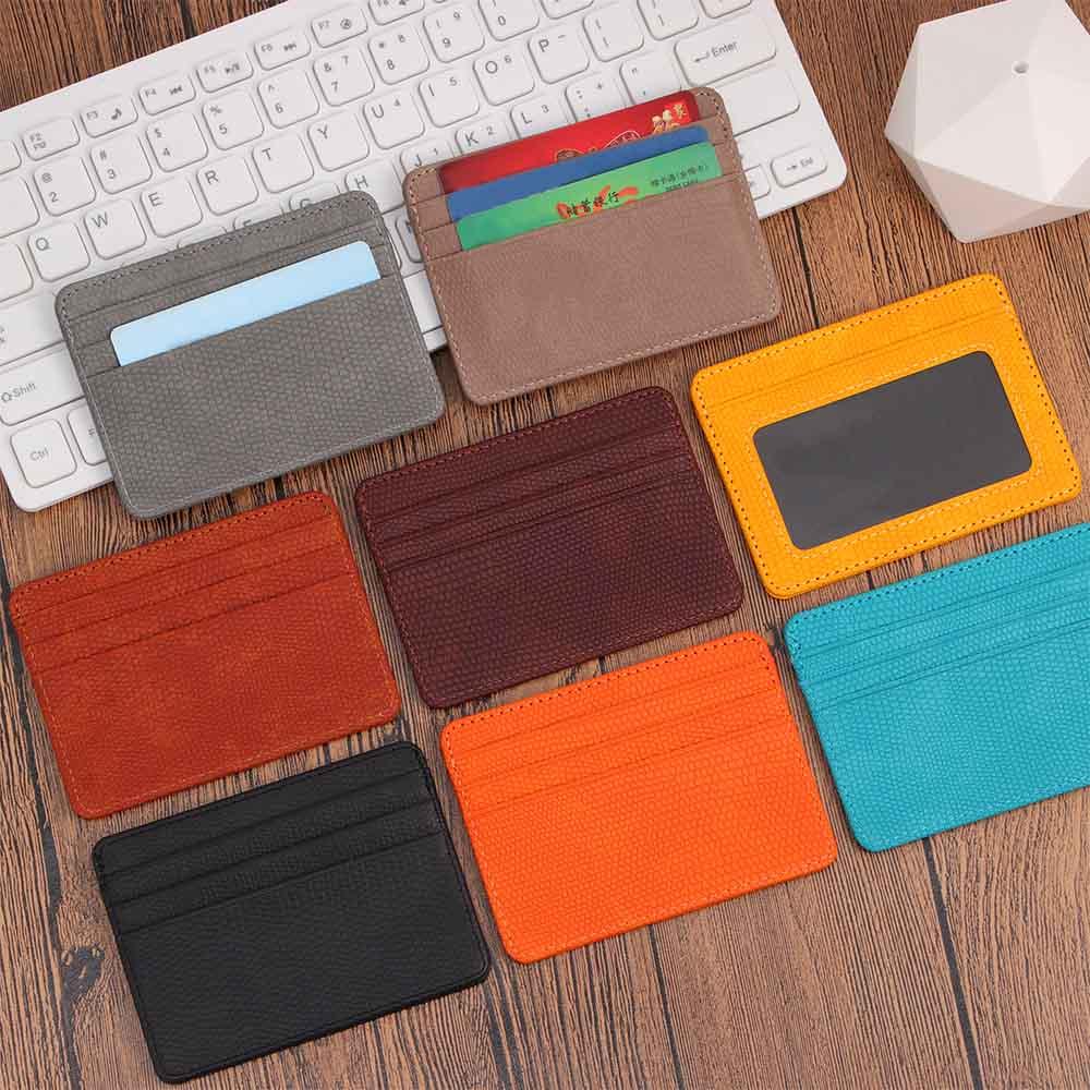 Unisex Money Pouch 4 Card Slots Wallet ID Card Case Card Holder Credit Card Holder