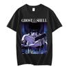 Manga Ghost In The Shell Kusanagi Motoko T-Shirt Anime Graphic Men Print T Shirts Oversized Clothes Short Sleeve Tee Shirt