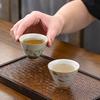 Расписанная вручную керамическая чайная чашка Винтажная китайская пиала для чая кунг-фу Чайная посуда Бытовые чайные предметы Украшения 2025 Новинка