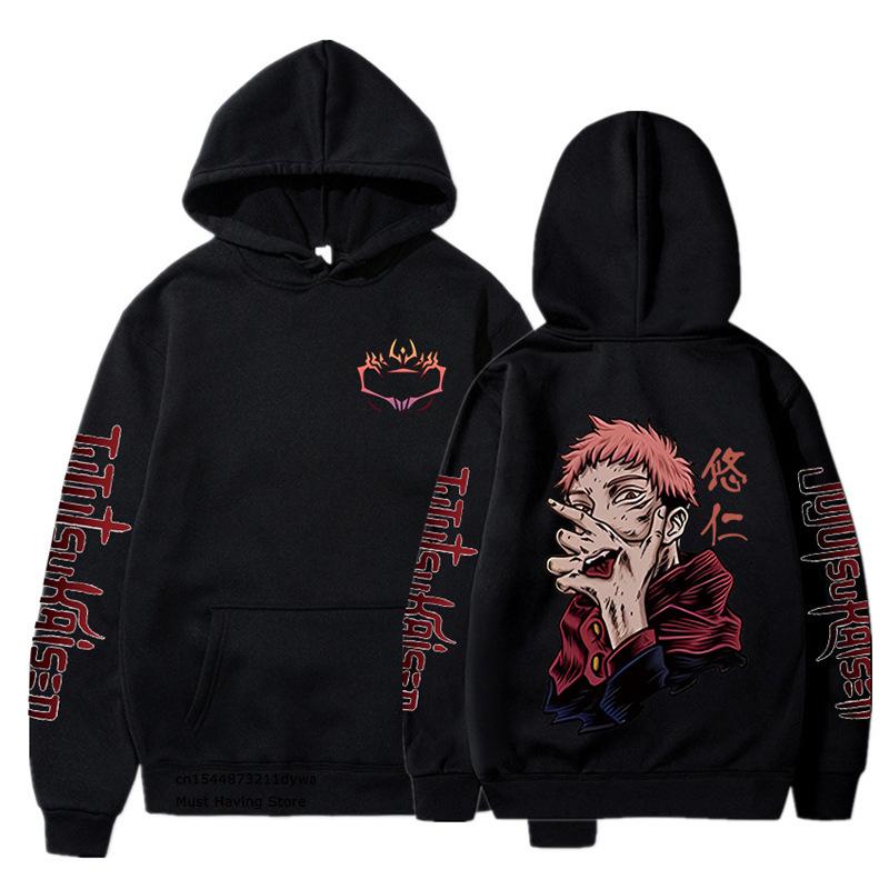 Ryoumen Sukuna Anime Graphic Printed Hooded Jujutsu Kaisen