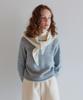 HANE Wool Trim Round Knit_Fog Gray
