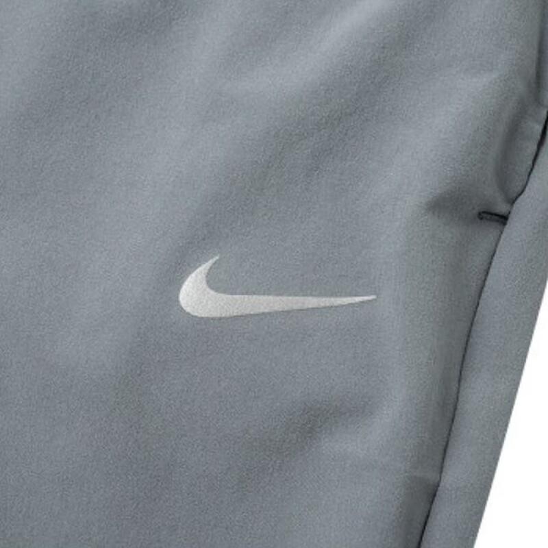 Nike Женские беговые брюки Dri-FIT Fast с завышенной талией, укороченные, зауженные, дымчато-серые FB7030-084