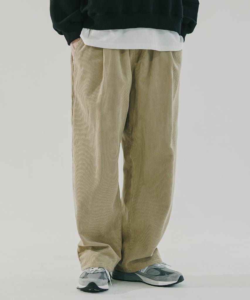 WV PROJECT [2Pack] Croffle Corduroy Wide Pants 2Pack Mjlp7618 (A Type)