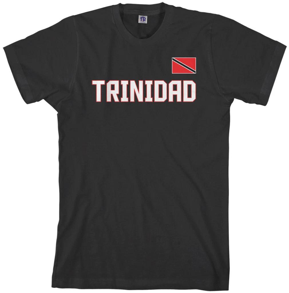 Мужская футболка Threadrock Национальная сборная Тринидада флаг триединства