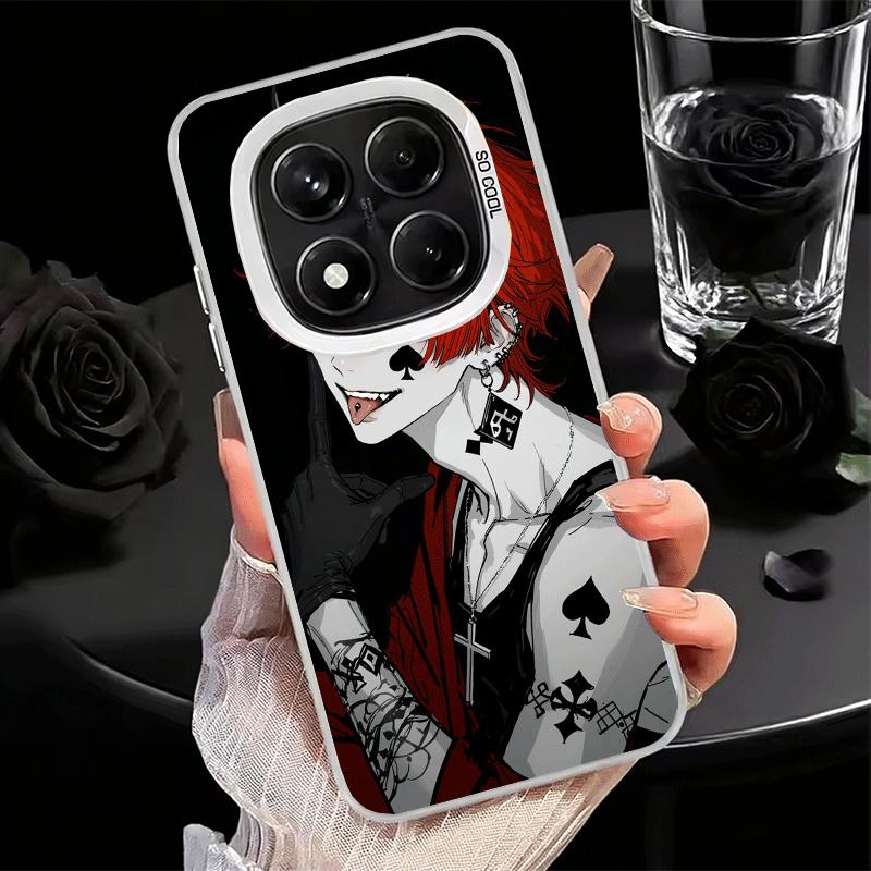 Devil Bad Boy Anime Style Soft Phone Case for Xiaomi Redmi Note 13 14 15 Pro Plus 12S 12 11S 11 11T 10S 10 Shockproof Cover Back