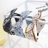 New Summer Bohemian Print Rabbit Ear Hair Bands Wide Headbands National Style Flower Printing Hair Accessories Head Wrap
