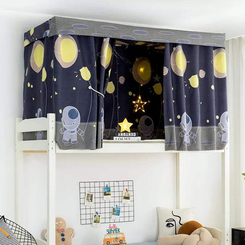 Dormitory Canopy Bed Curtains Blackout Upper Lower Bunk Mosquito Tent Student Bed Mosquito Net for Children Bedroom Home Decor