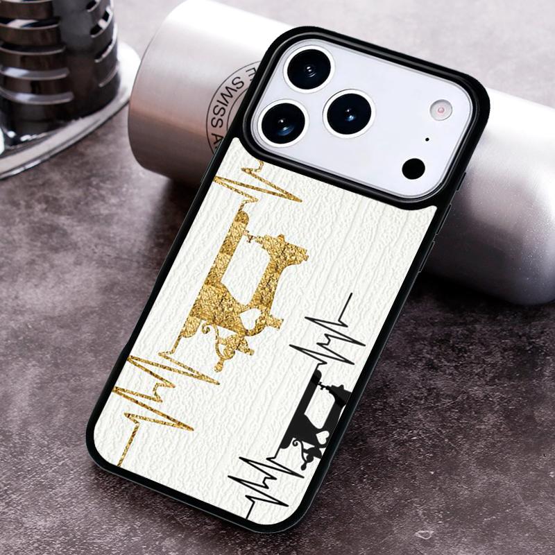 Чехол для телефона с принтом швейной машинки для iPhone 17, 16e, 15, 14, 13, 12, 11, Mini, Pro, MAX, мягкий силиконовый чехол