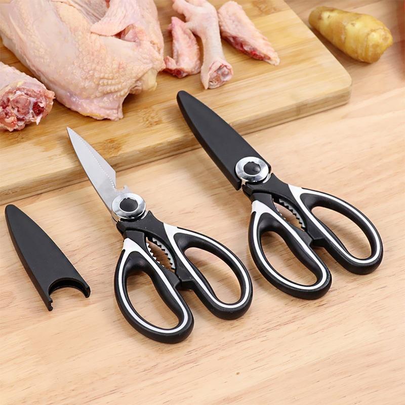 Chicken Bone Scissors Stainless Steel Kitchen Scissors Chicken Poultry Fish Kitchen Tool Shears for Nutcracker