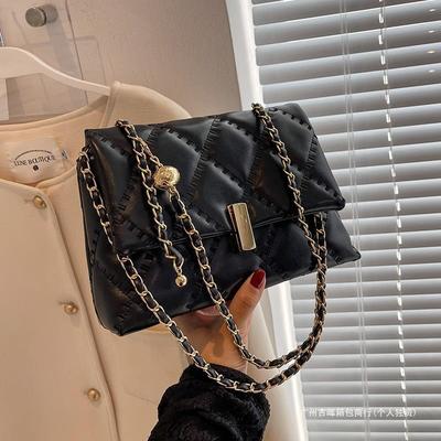 Женская сумка Niche Design Trend Fashion Texture Chain All Cross-body Small Square Bag
